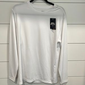 Slazenger Solid UV Crew Long Sleeve Golf Shirt